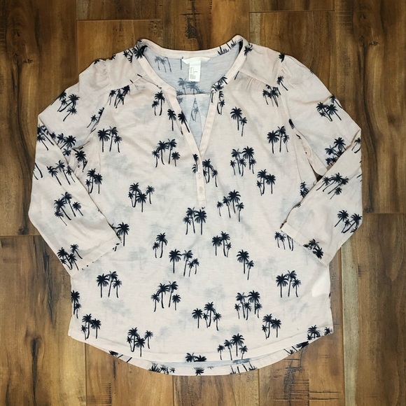 H&M | Pink Quarter Sleeve Top - Picture 2 of 2